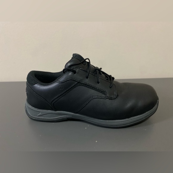 Redwing Men’s Black Leather Oxford Safety Shoes Soft Toe Mens Size 10 E2 - Picture 12 of 14
